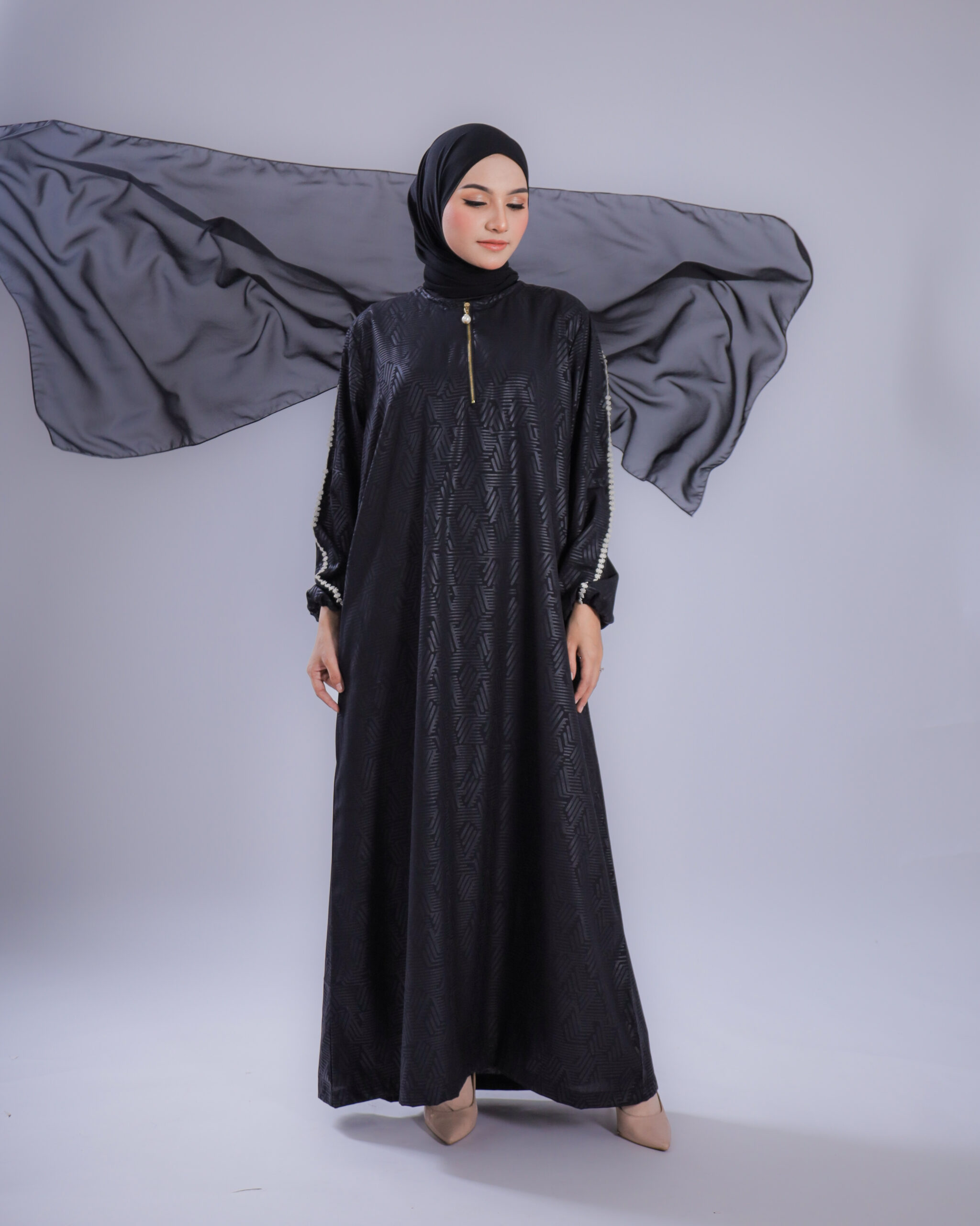 Gamis Wanita Dewasa Wolfis Azalea Series - Gambar 5