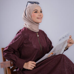 Gamis Wanita Dewasa Wolfis Azalea Series - Gambar 4